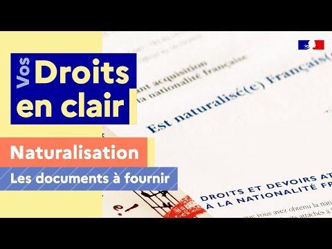 Quels sont les documents nécessaires à mon dossier de naturalisation ?