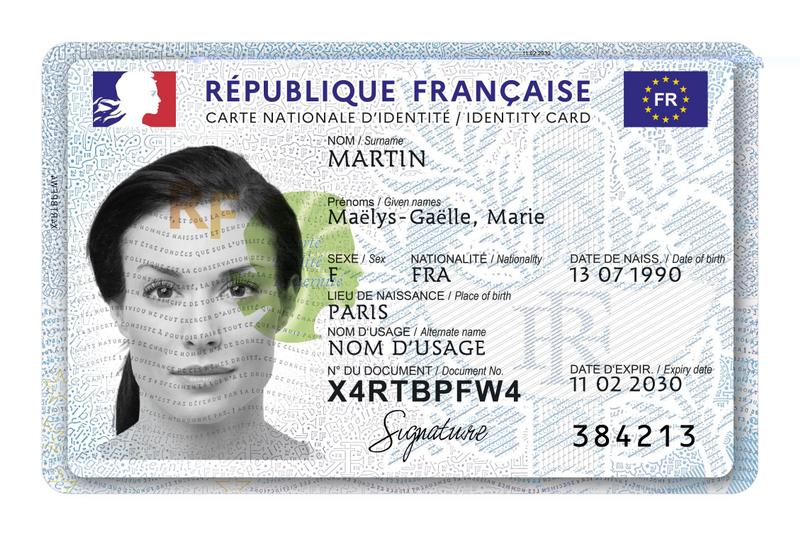 Papiers -La nouvelle carte d'identité généralisée sur tout le territoire |  service-public.fr